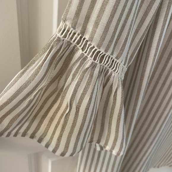 BLUE ISLAND Swim Suit Cover/Tunic/Stripe/Sleeves - Picture 4 of 10